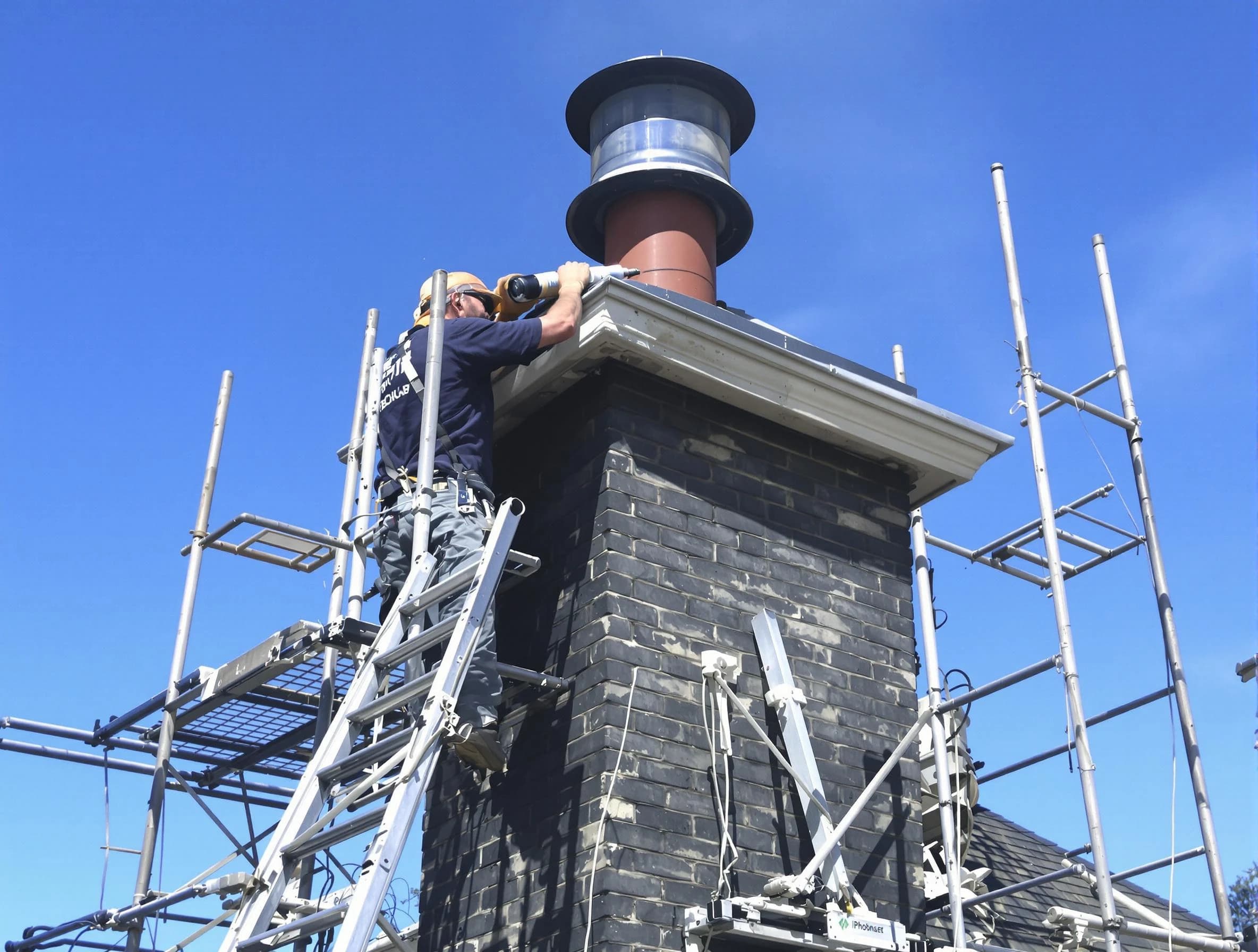 Sturdy chimney crown finished by Gunbarrel Chimney Sweep in Gunbarrel, CO