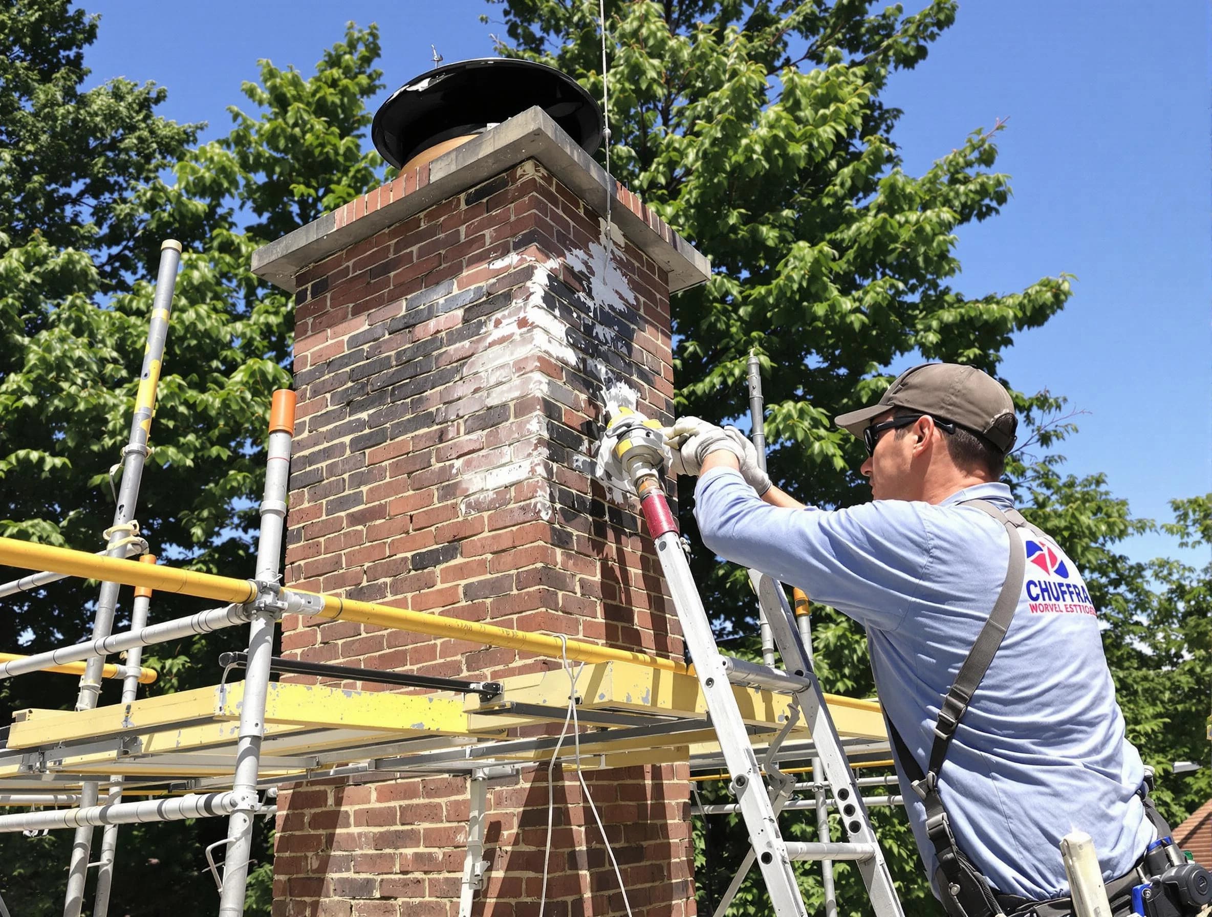 Structural chimney repair by Gunbarrel Chimney Sweep in Gunbarrel, CO