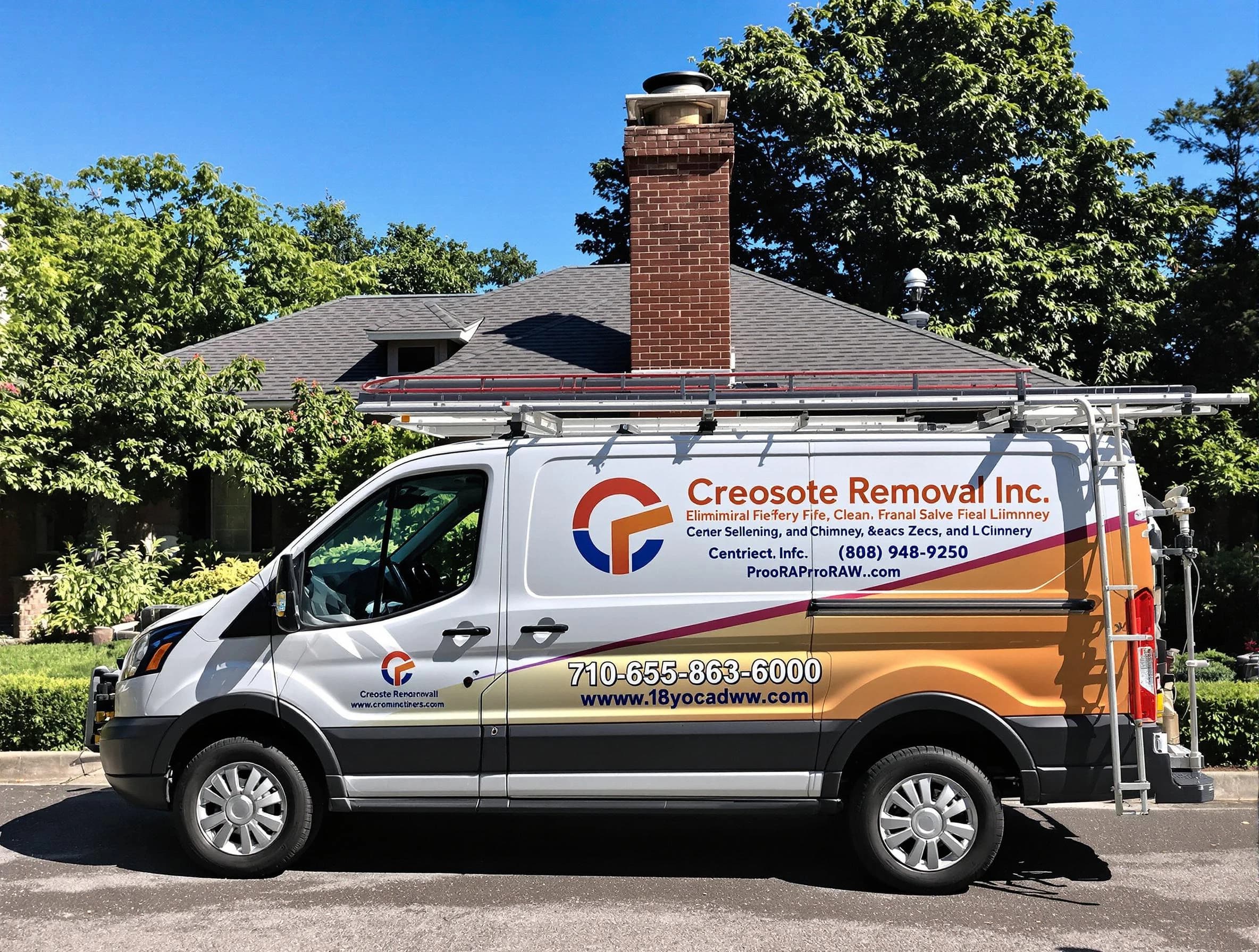 Gunbarrel Chimney Sweep technician removing creosote safely in Gunbarrel, CO