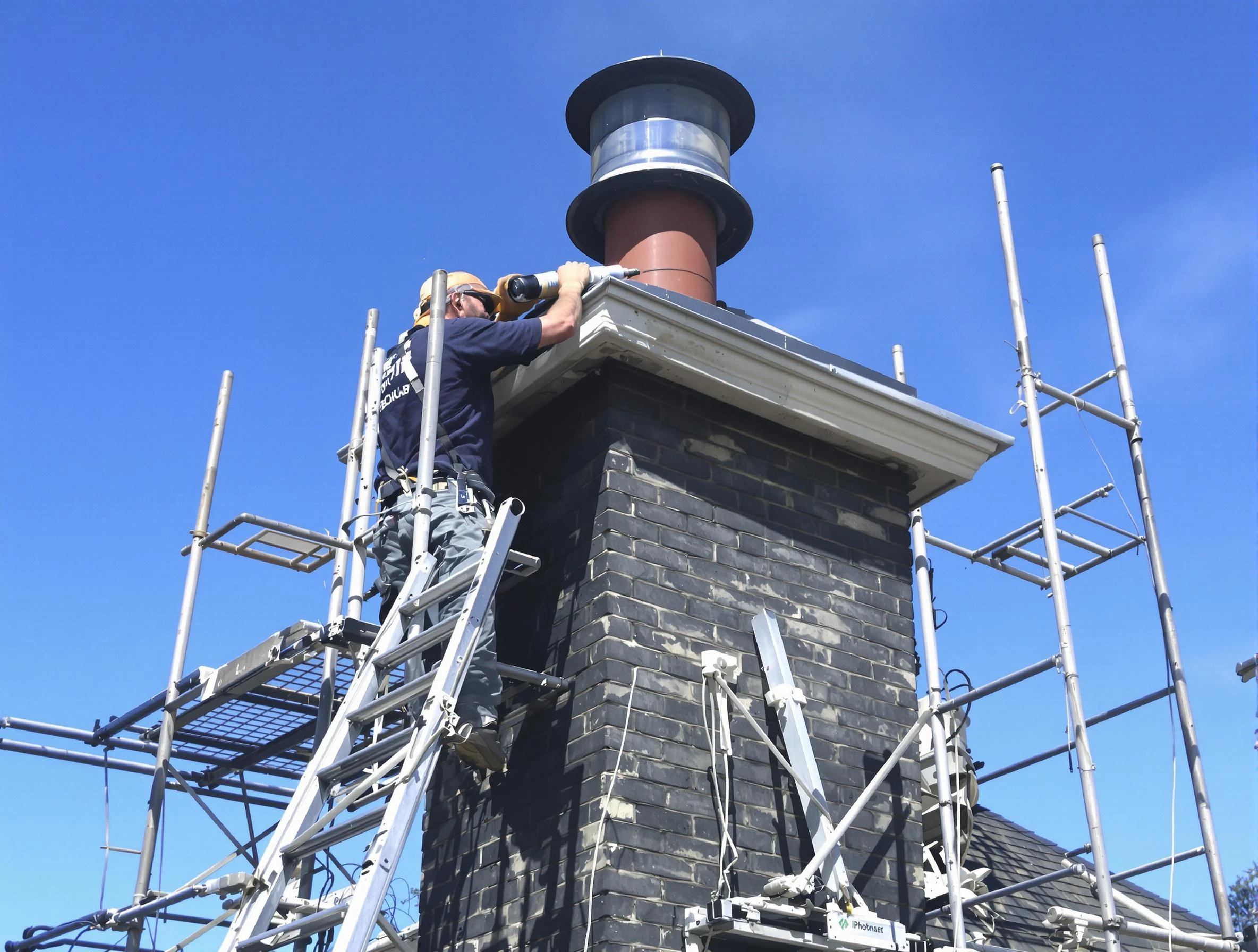 Sturdy chimney crown finished by Gunbarrel Chimney Sweep in Gunbarrel, CO
