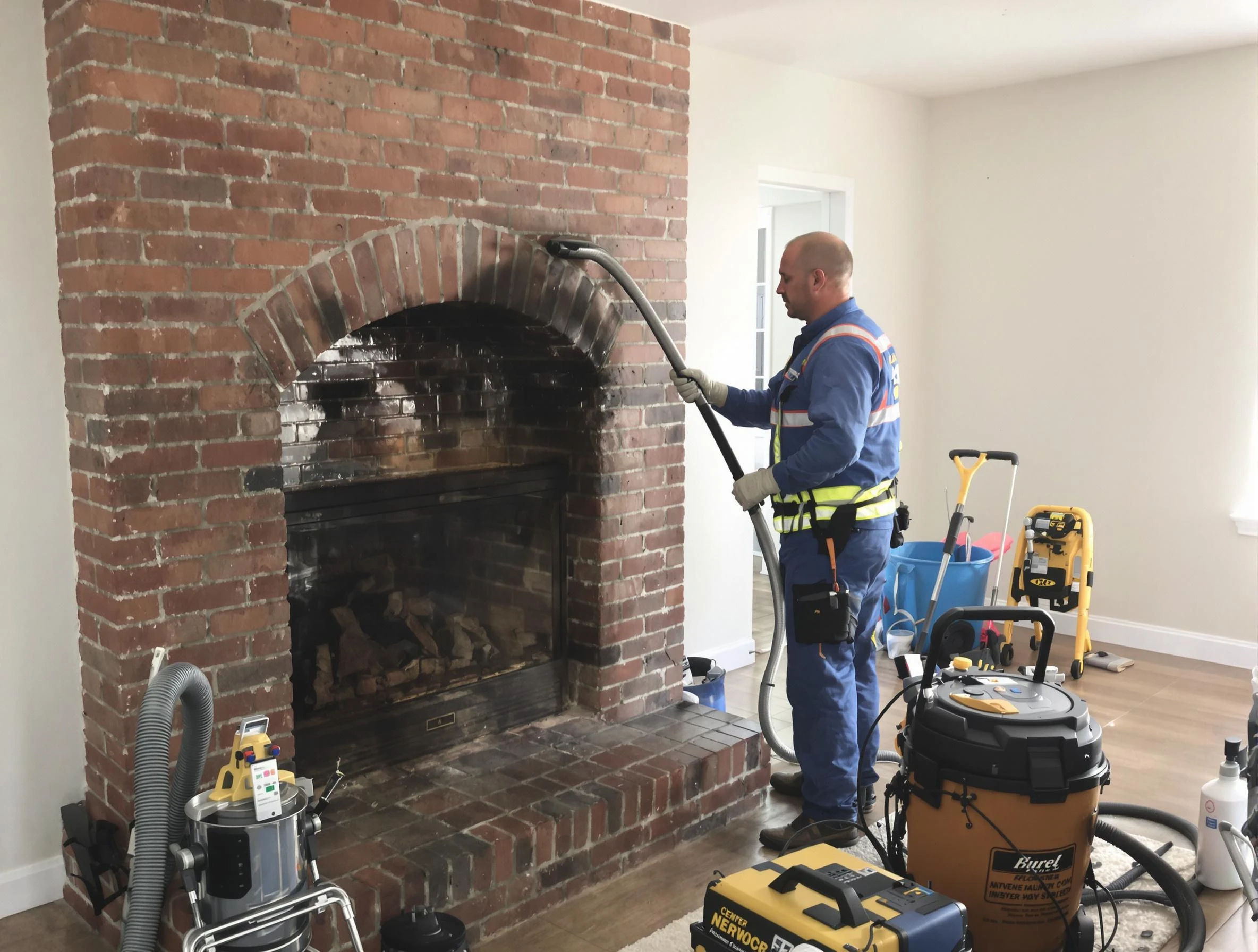 Gunbarrel Chimney Sweep expert performing detailed chimney sweep in Gunbarrel, CO