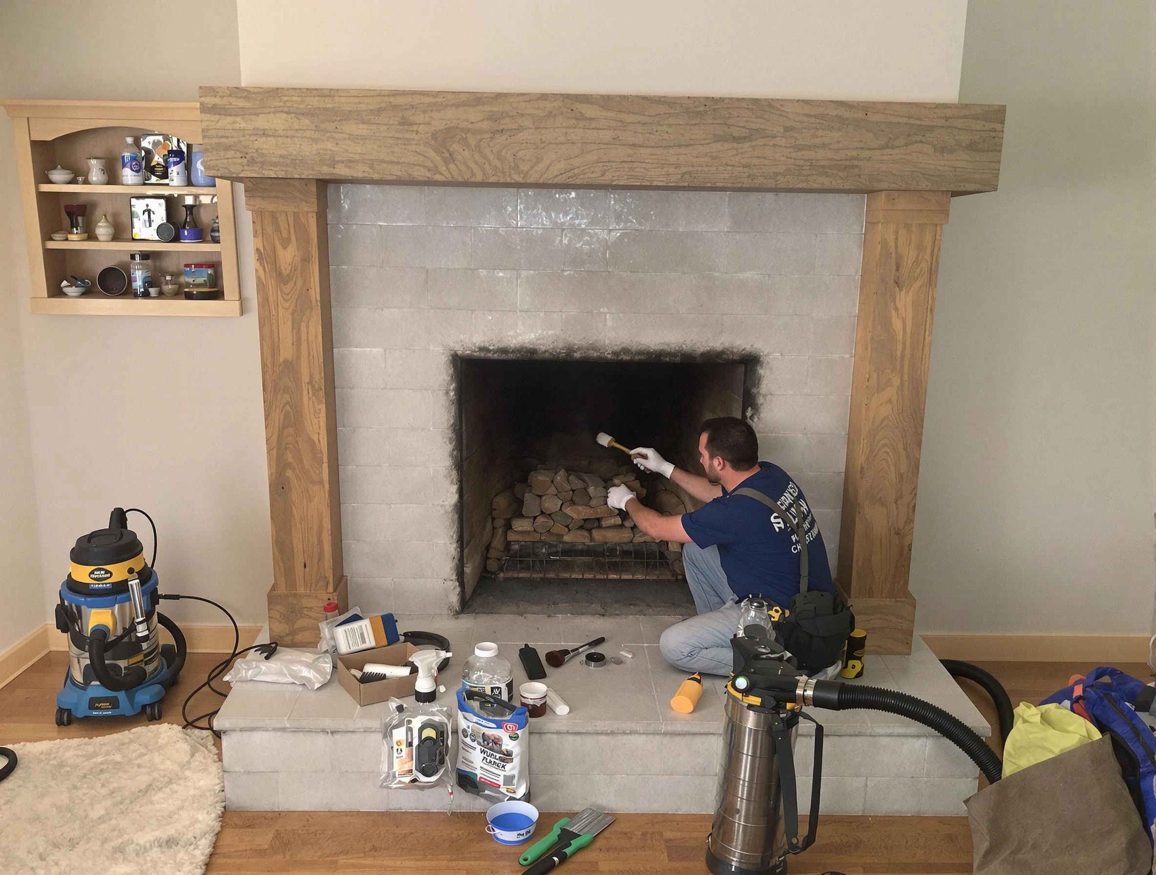 Detailed creosote removal process by Gunbarrel Chimney Sweep in Gunbarrel, CO